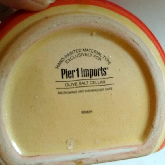 Pier 1 Imports Olive Salt Cellar - Picture 7 of 8